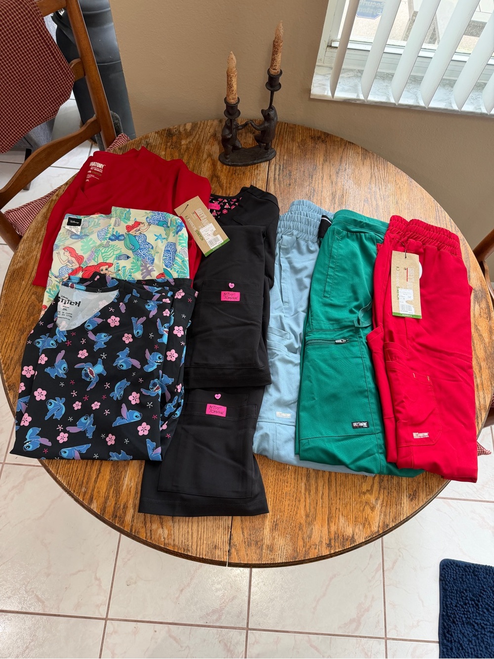 Assorted Scrub Tops & Bottoms